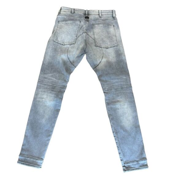 G-Star 5620 3D ZIP KNEE SKINNY Jeans in Sun Faded Glacier Grey - Picture 7 of 9